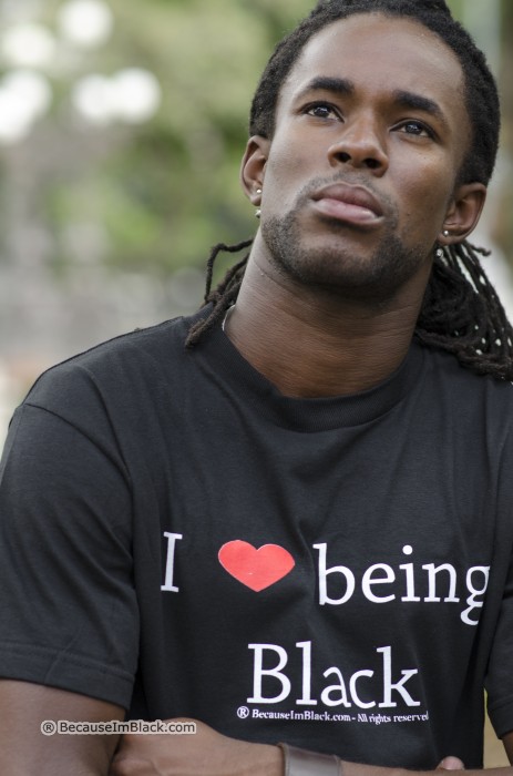 Black T-shirt w/ White text Black T-shirt w/ White text
